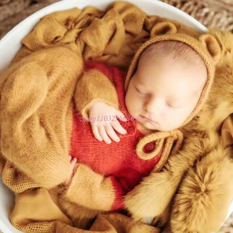 Accesorios para foto de recién nacido con estilo tierno - imagen 3
