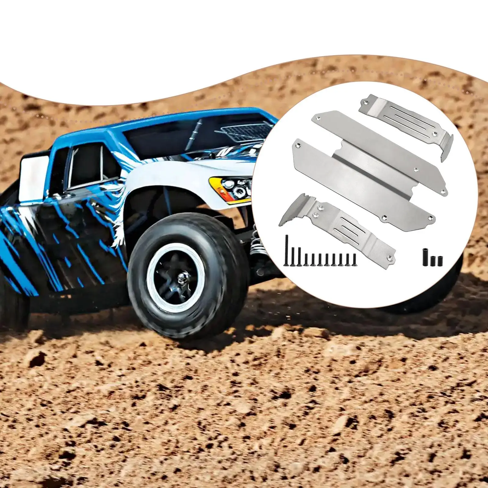 Mini 1: protectores de chasis resistentes para crawler RC - imagen 5