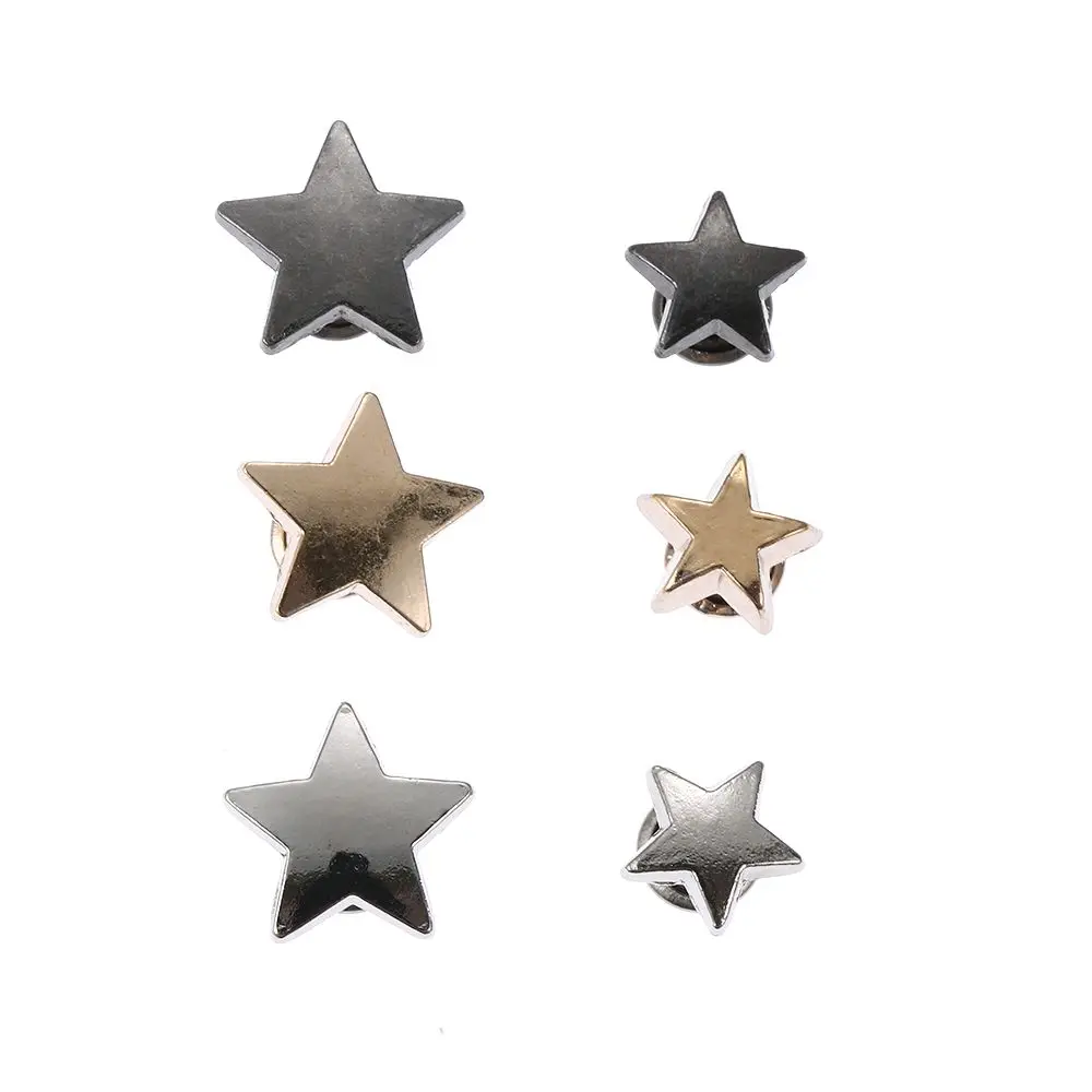 Remaches tipo estrella, look decorativo
