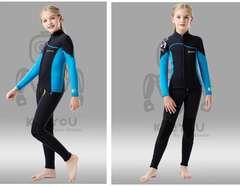 Ajuste correcto del traje de neopreno infantil