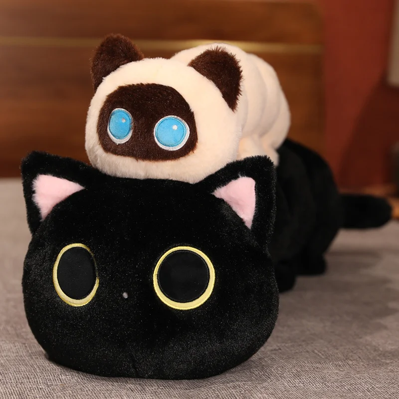 Cojín de felpa con forma de gato para bebé – suave y tierno - imagen 3
