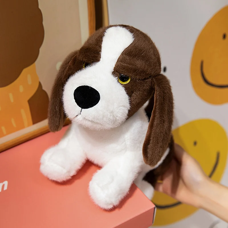 Peluche zorro fennec y basset hound suave – Juguete infantil 25-28 cm - imagen 3