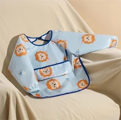 Babero impermeable para bebé – Estampado colorido, suave y antimanchas