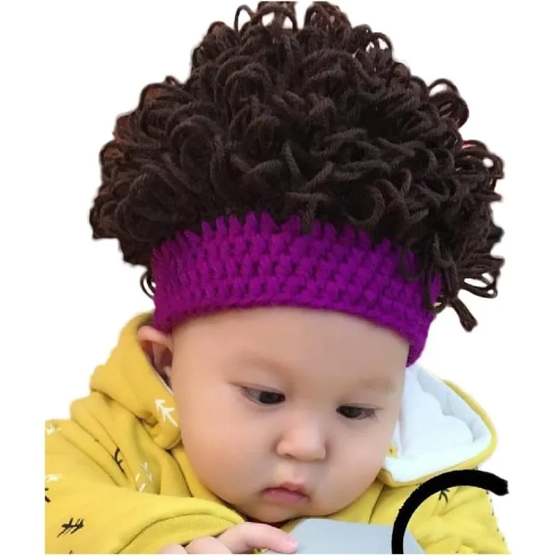 Gorro peluca infantil Halloween – Tejido cálido con personaje - imagen 2