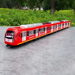 Tren de metal con luces y sonido realistas para niños
