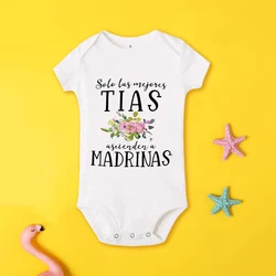 Body de bautizo estampado para bebé – Manga corta