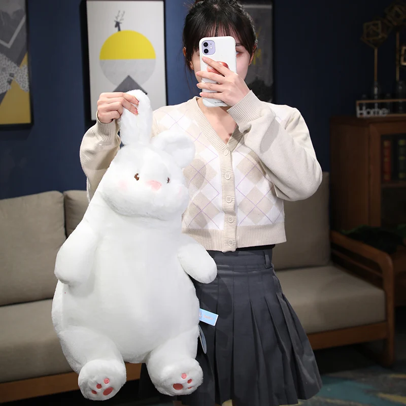 Peluche conejo suave de orejas largas esponjoso para niños - imagen 4