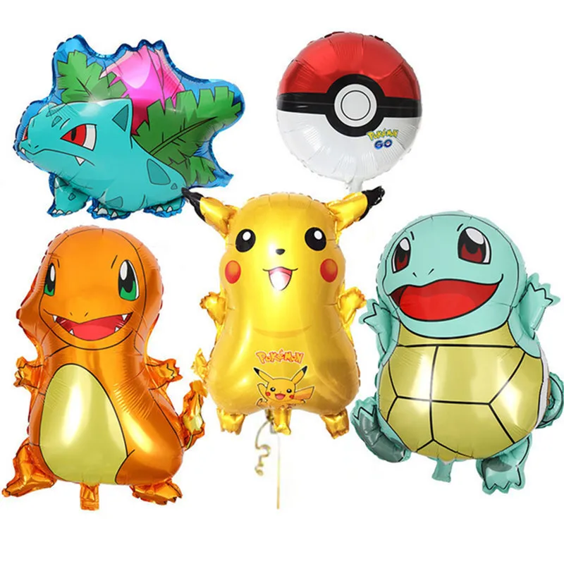 Decoración de cumpleaños Pokémon Pikachu: platos, vasos y globos - imagen 5