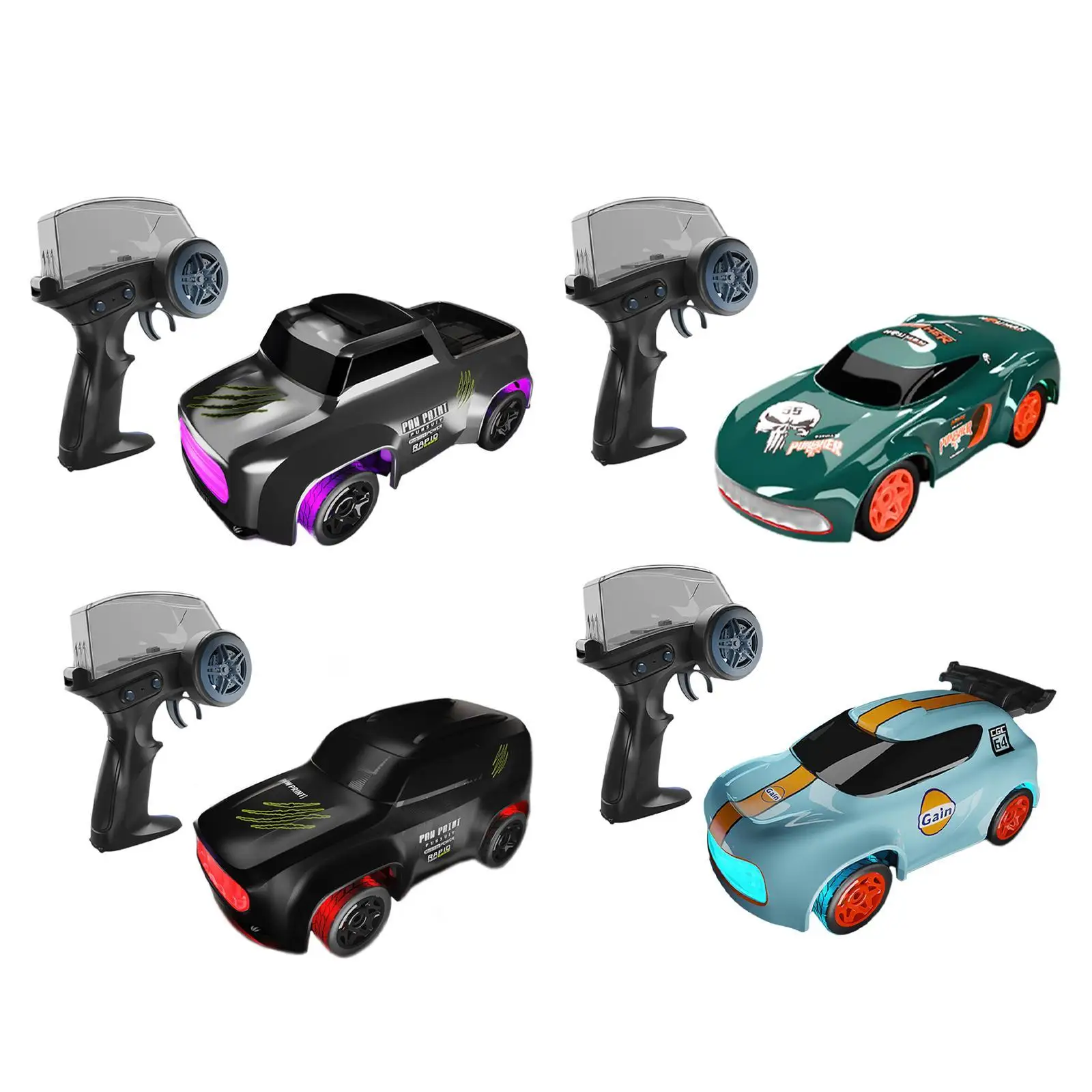 Coche teledirigido de derrape con control remoto para niños y niñas - imagen 5
