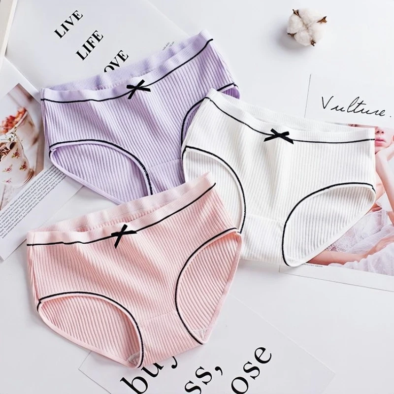Conjunto sujetador y bragueta de algodón para niña adolescente - imagen 2