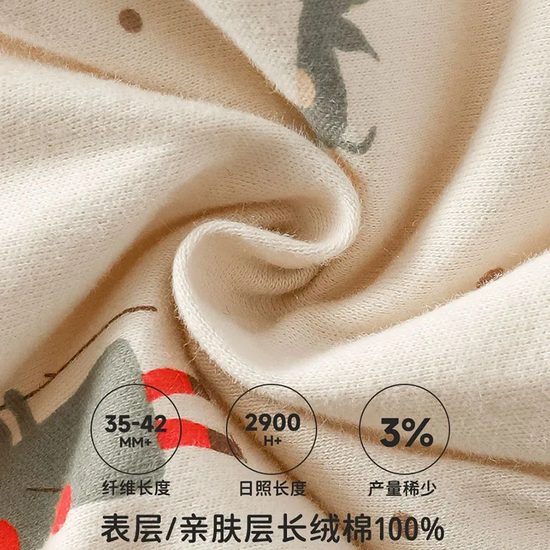 Mono bebé recién nacido de manga larga cálido de invierno con estampado - imagen 5