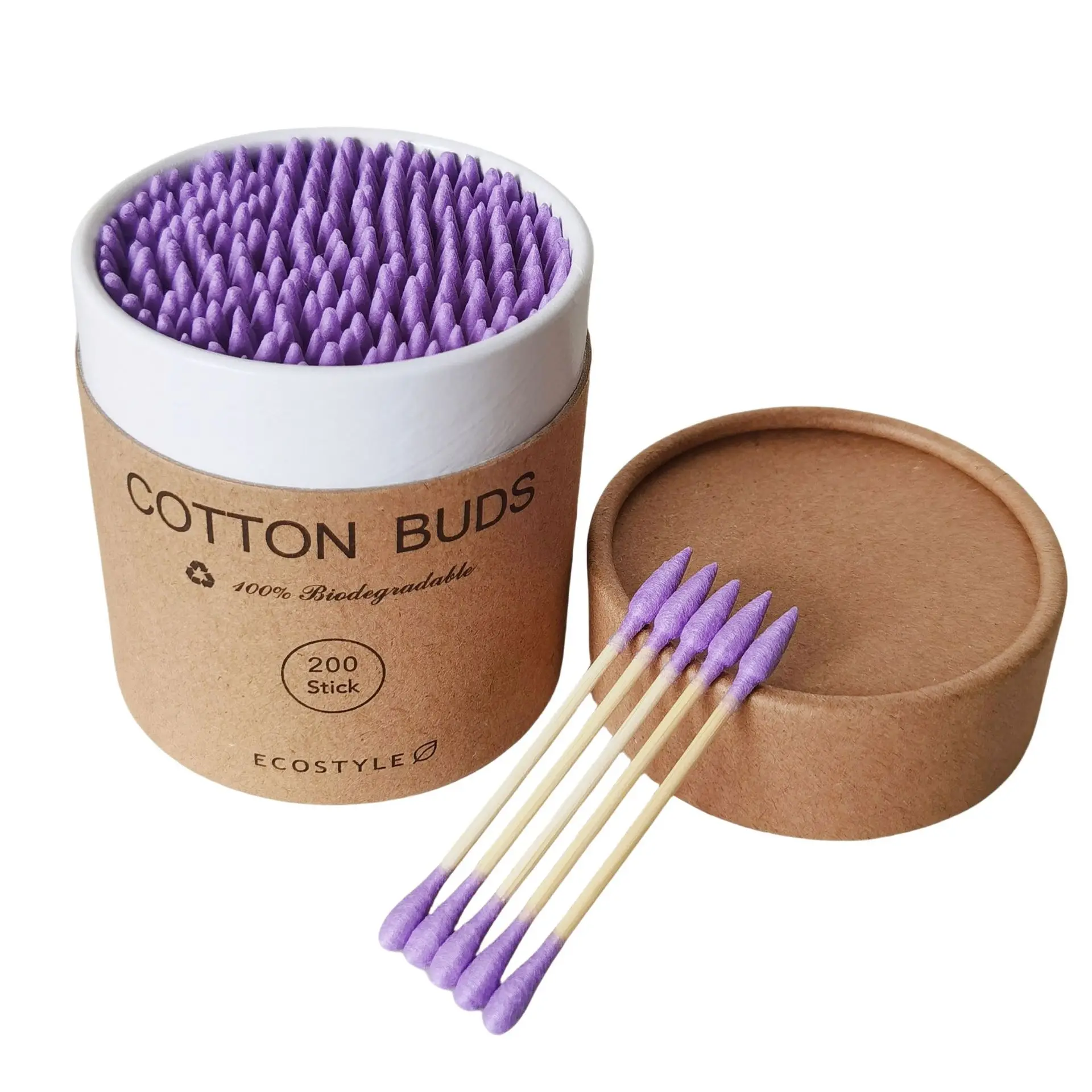 Bastoncillos de algodon bebe bambu suaves limpieza oidos delicados - imagen 4