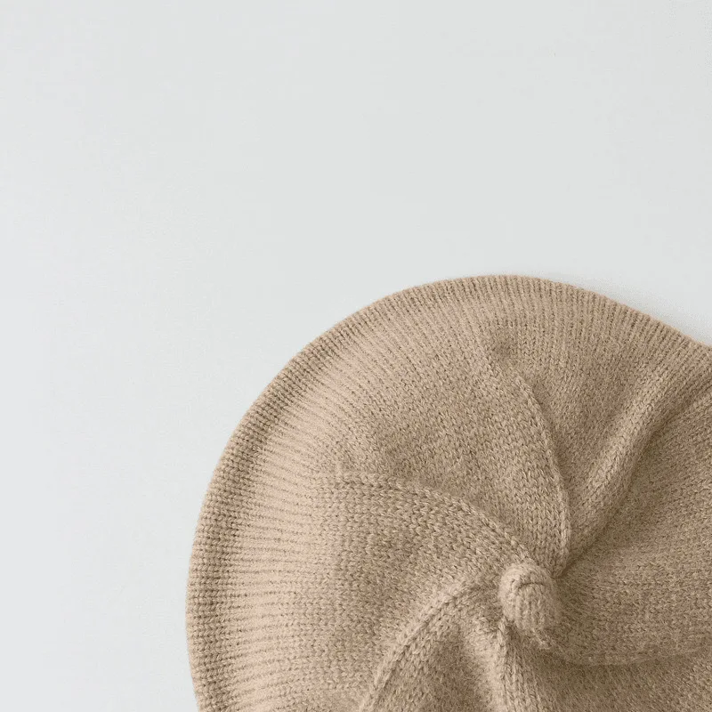 Boina tejida para bebé, niño y niña – estilo coreano primavera-otoño - imagen 3