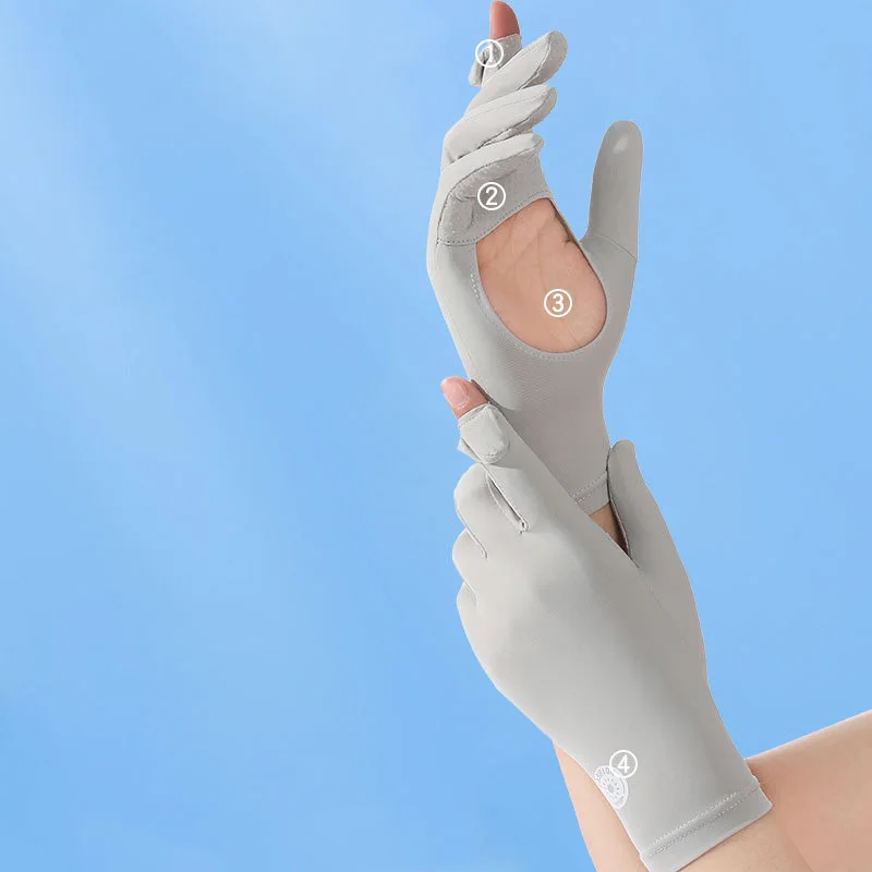 Guantes de ciclismo de verano, transpirables y antideslizantes - imagen 3