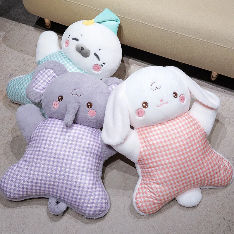 Almohada infantil animal de dibujos animados con forma de elefante - imagen 2