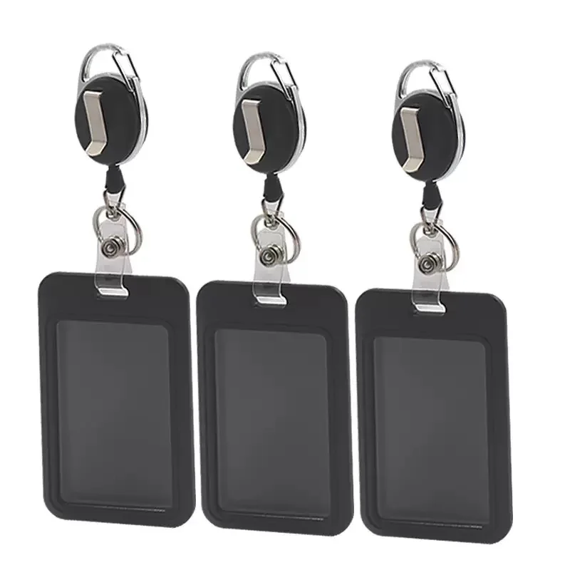 Tarjetero rígido con cuerda para credencial, funda protectora - imagen 5