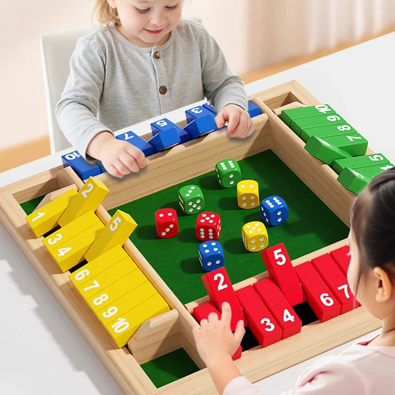 Juego de matemáticas de madera con sumas y restas - imagen 2