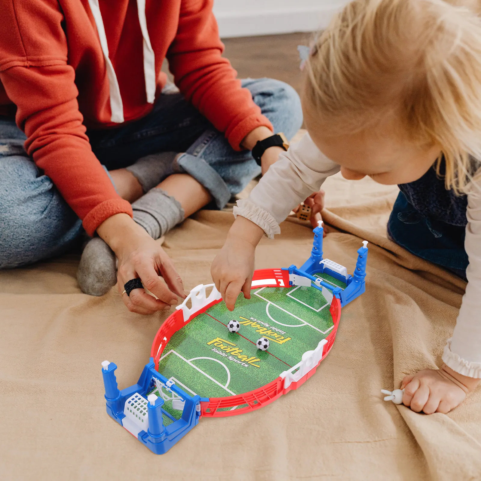 Futbolín portátil mini de mesa para niños y adultos - imagen 4