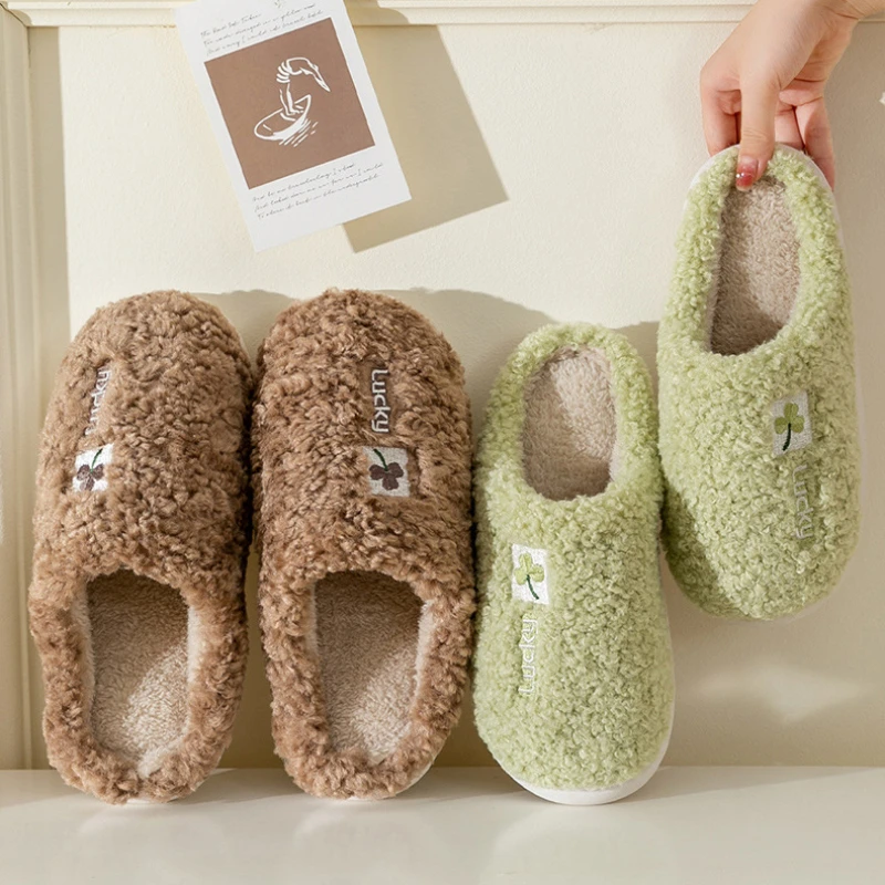 Pantuflas felpa antideslizantes niño – Cálidas otonã±o invierno - imagen 2