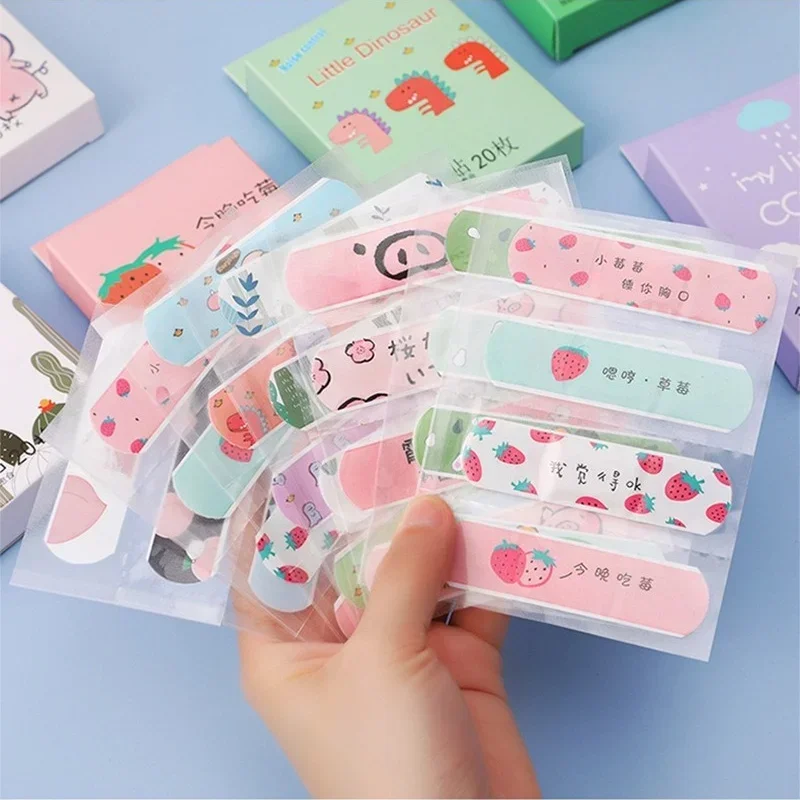 Parche transpirable con patrón kawaii para bebé