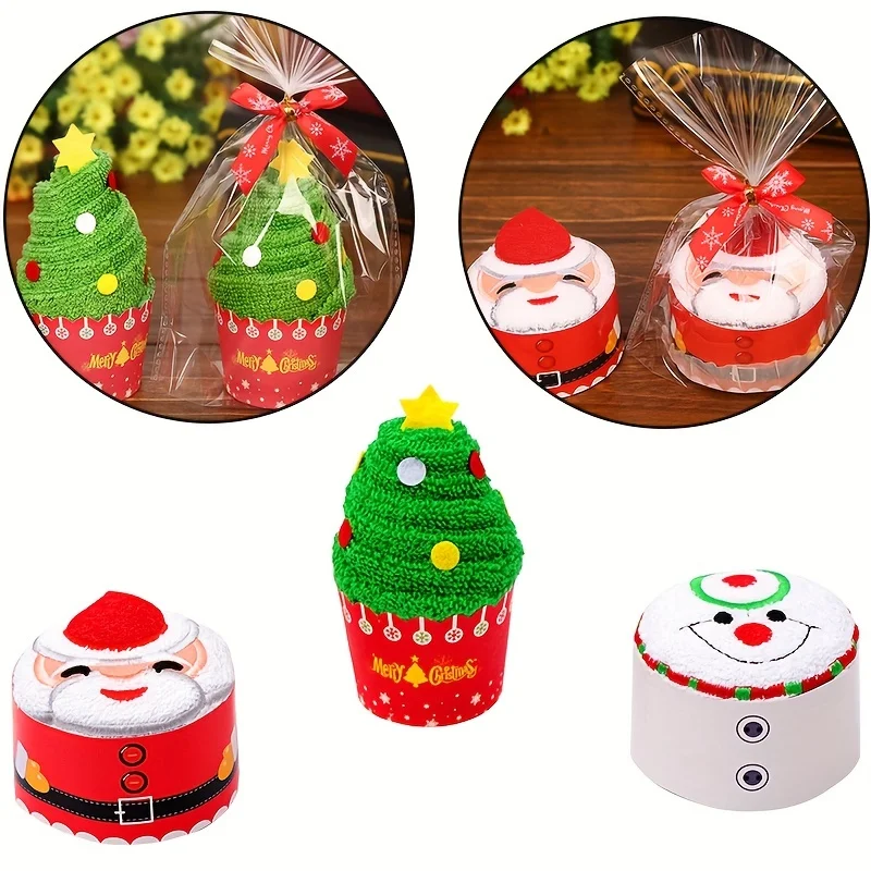 Toallas navideñas con motivos bordados para el hogar - imagen 5