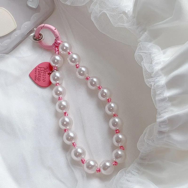 Cordón para el móvil con corazón y colgante de cuentas - imagen 4