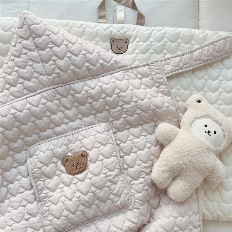 Manta acolchada para cochecito de invierno – Protege del viento - imagen 4