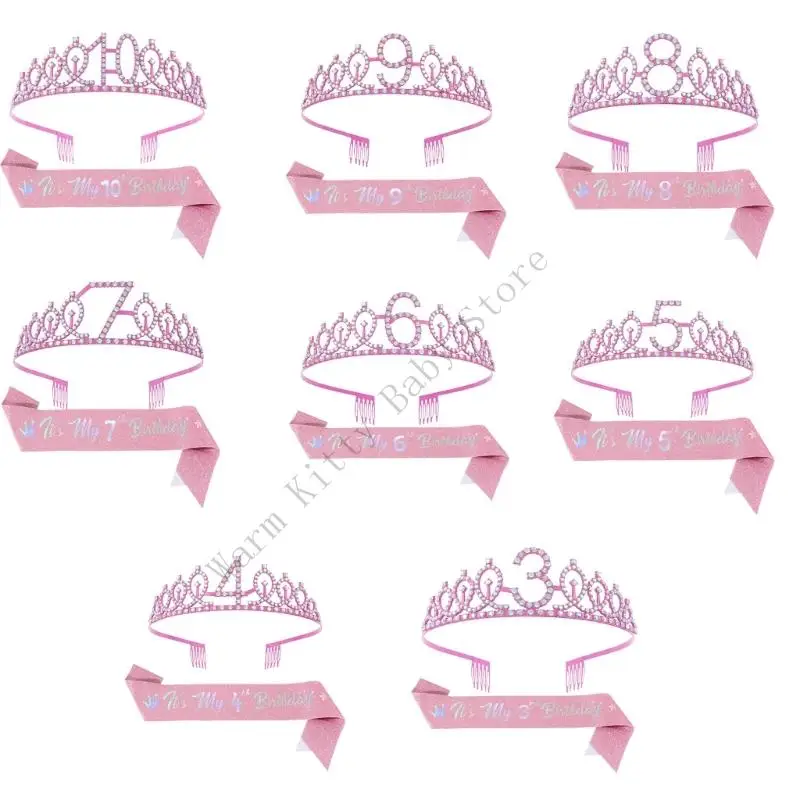 Set de accesorios de princesa para cumpleaños