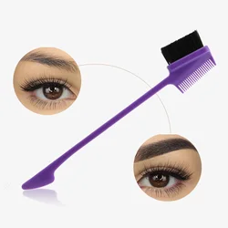 Vvocci cepillo para cejas de tres cabezales para tinte y peinado