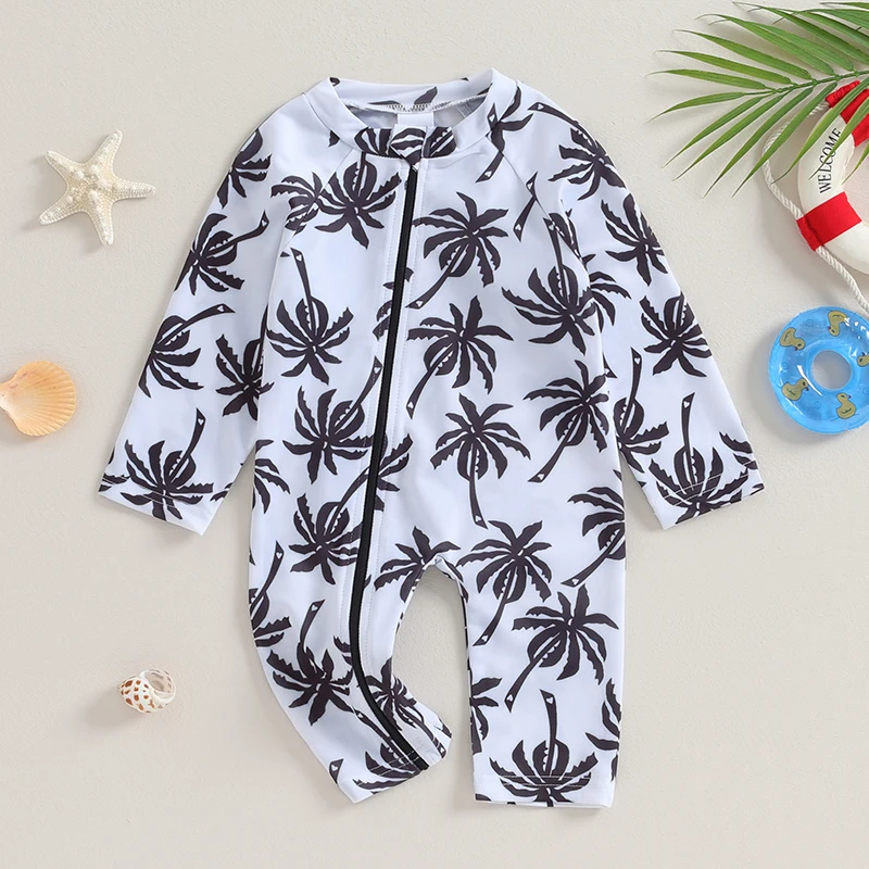 Estampado llamativo para la ropa de playa del bebé