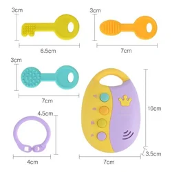 Llave musical de coche con voz remota inteligente para bebé