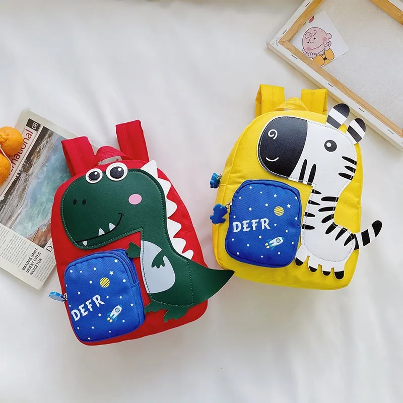 Mochila escolar infantil dinosaurio y unicornio - imagen 4