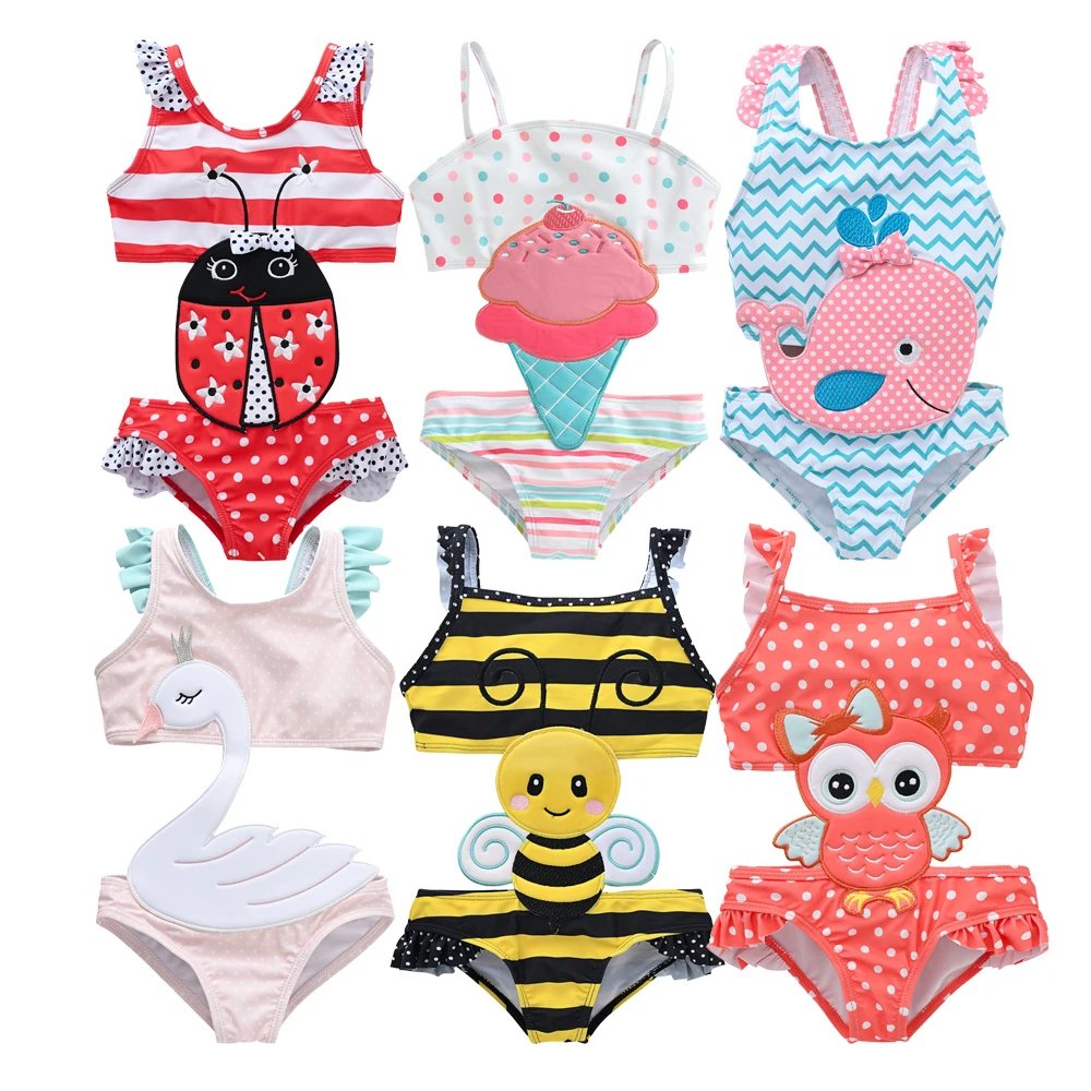 Bikini de sandía para niña – Traje de baño playero verano - imagen 2