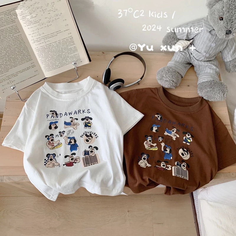 Camiseta infantil de manga corta