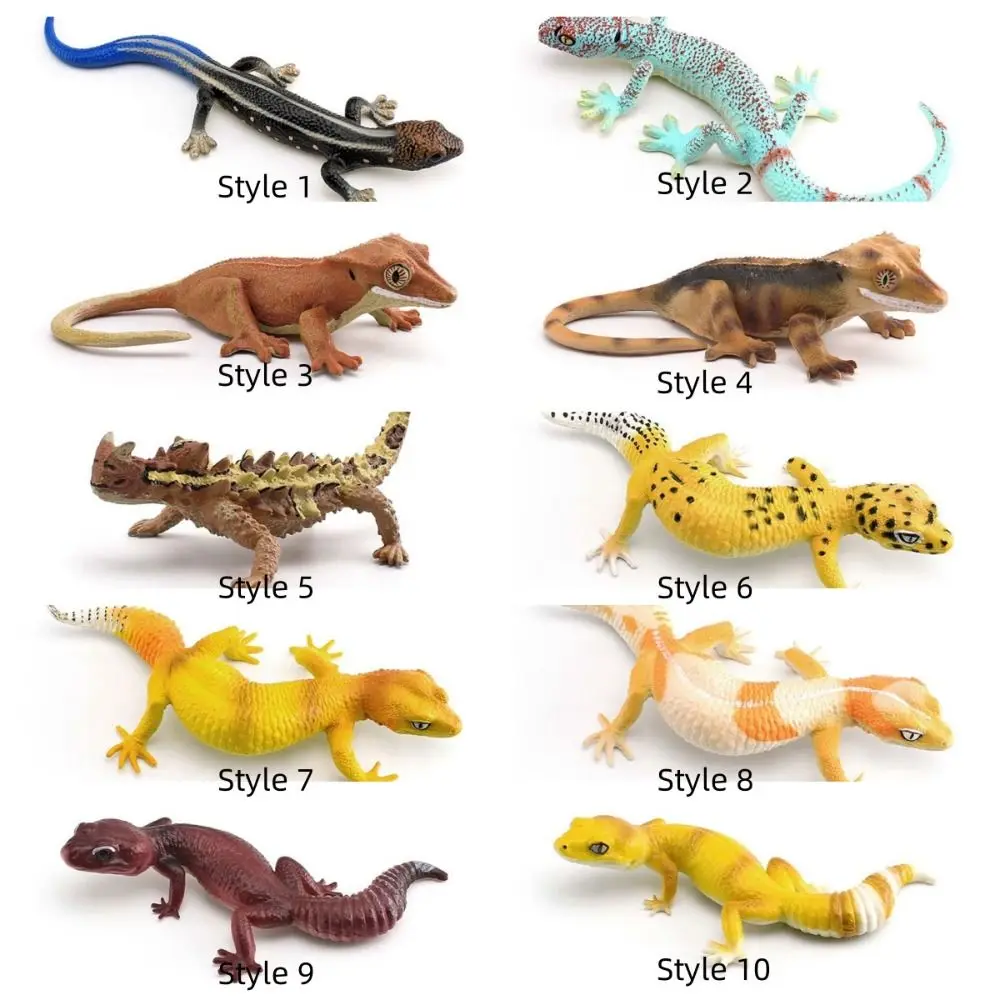 Figura educativa de gecko para aprender y regalar en cumpleaños