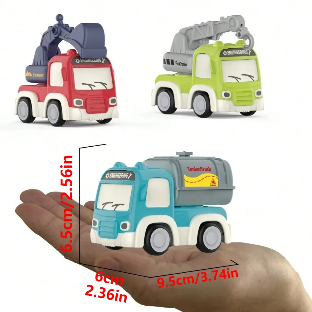 Camión de juguete retrofricción para niños en edad preescolar - imagen 5