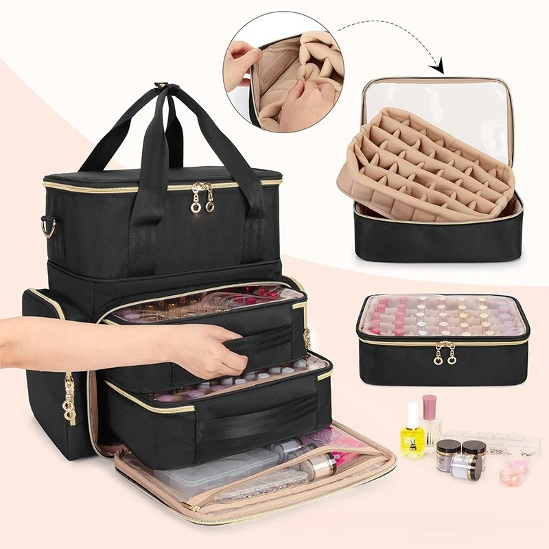 Maletín de manicura para niñas – Estuches extraíbles - imagen 4