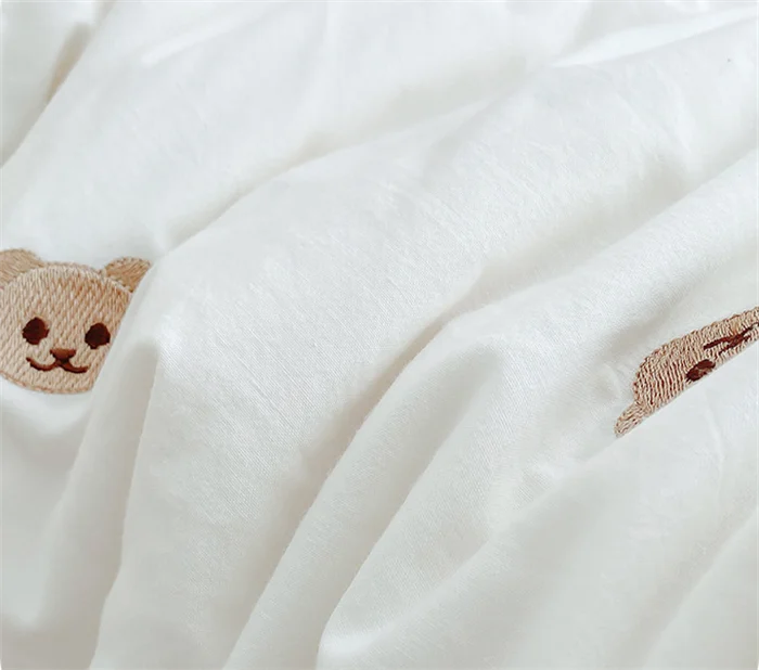 Detalle del bordado tipo peluche 3D