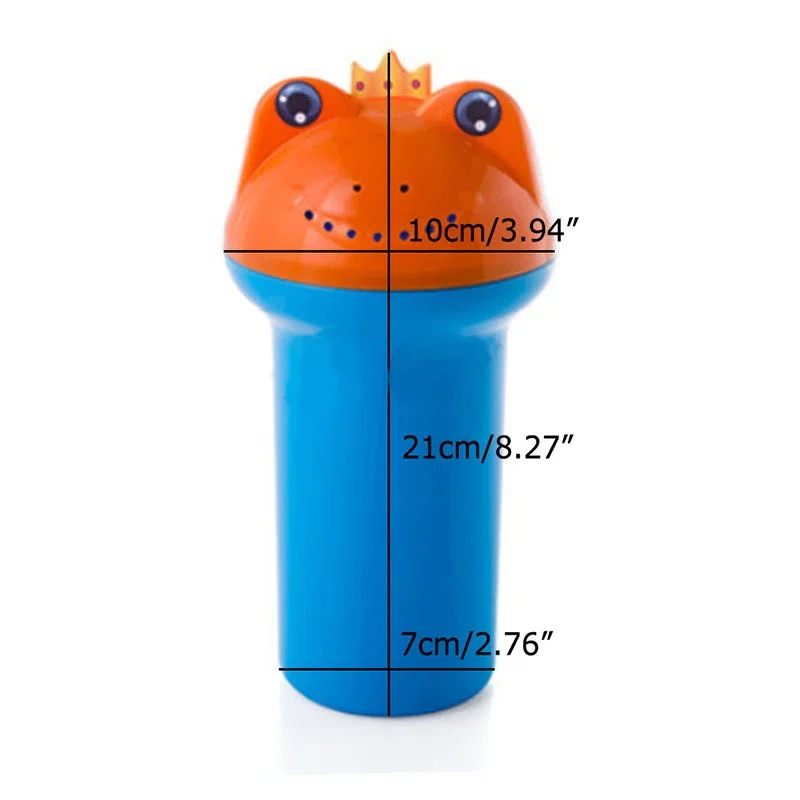 Cuchara de ducha infantil con rana dibujada para baño - imagen 4