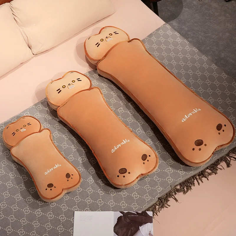 Cojín peluche oso y gato para dormir – Suave almohada felpa - imagen 3