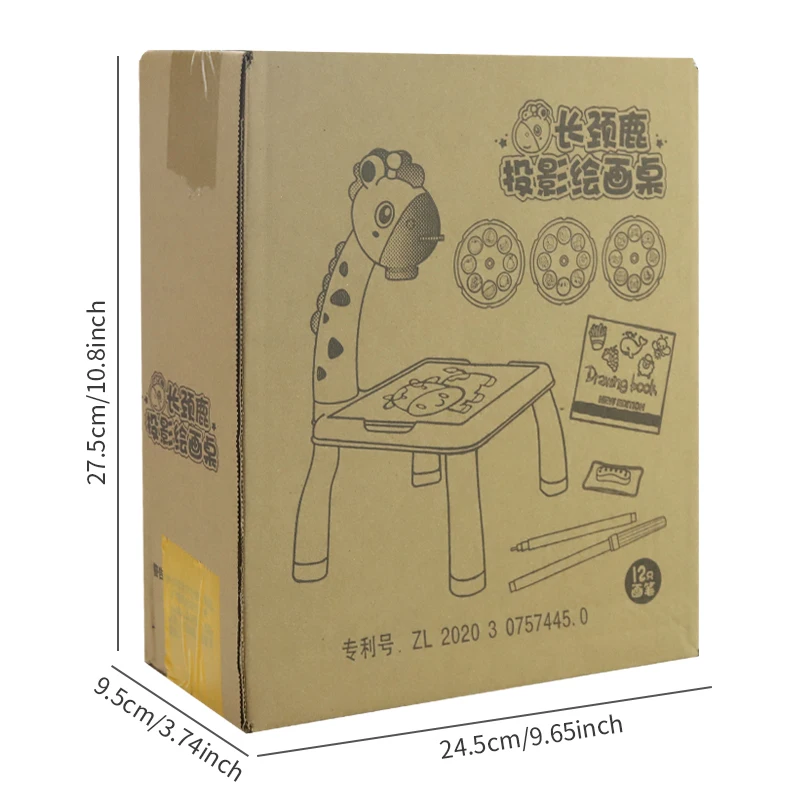Mesa de dibujo proyector para niños con grafiti y rompecabezas - imagen 2