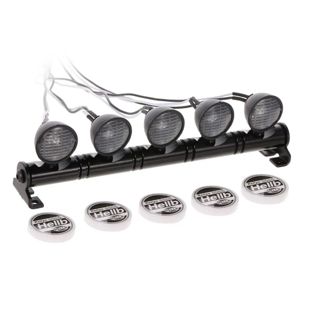 Luci LED redonda para accesorios crawler 1/10