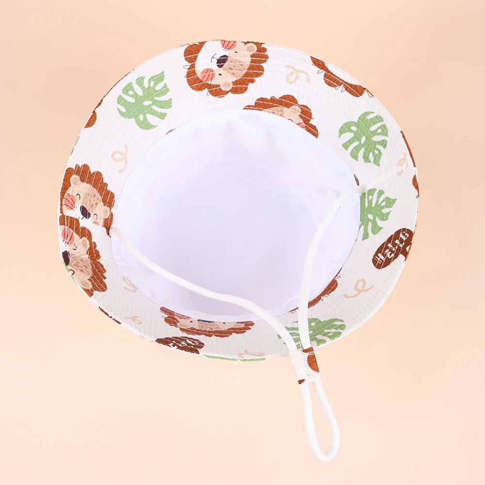 Sombrero de panamá para bebé con visera UV de pescador playa infantil - imagen 5