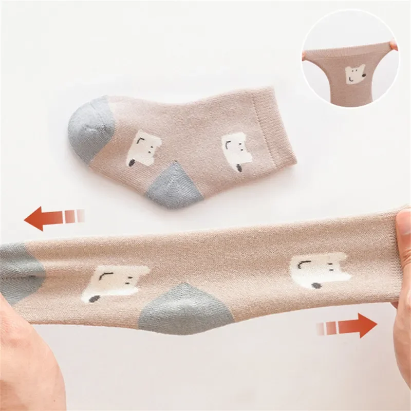 Calcetines de algodón suaves para bebés y niños | confort diario - imagen 2