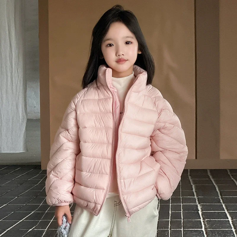 Chaqueta de plumón ligera para niños y niñas, abrigo cálido - imagen 5