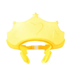 Gorro de baño infantil ajustable con protección auditiva y suave