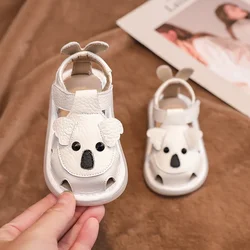 Sandalias para bebés antideslizantes de cuero genuino - Verano
