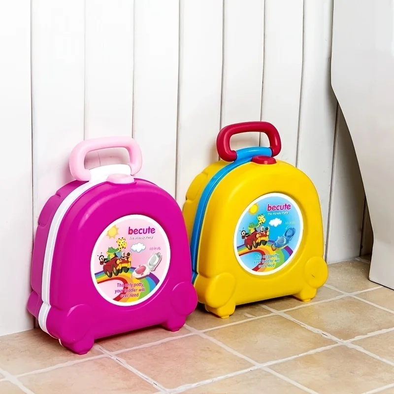 Inodoro portátil plegable para niños con funda de viaje - imagen 3