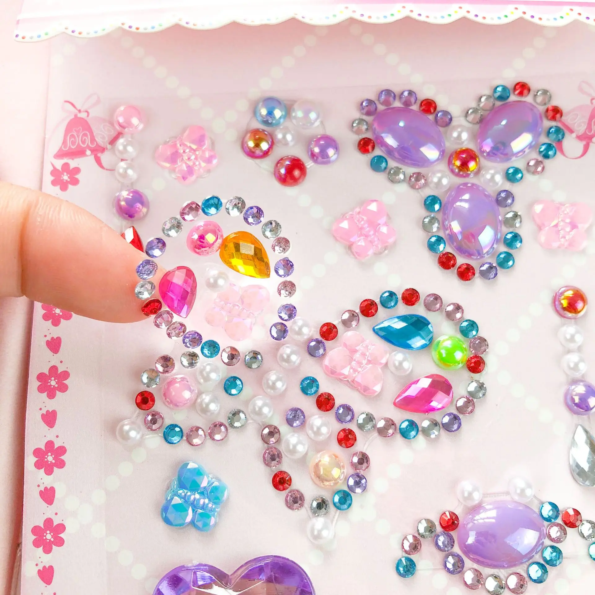 Pegatinas de gemas 3D acrílico para álbum infantil – Decoración DIY - imagen 5