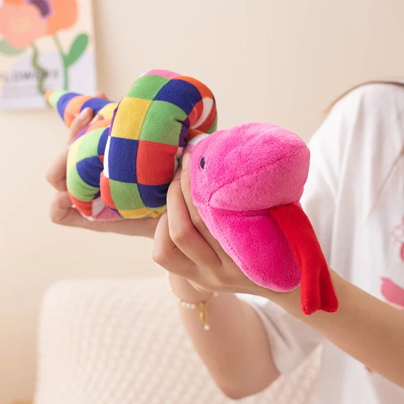 Peluche elefante Elmer suave de animales, almohada para niños tiernos - imagen 5